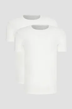 Мужская белая футболка (2 шт) Белый M BOSS 50479536;100