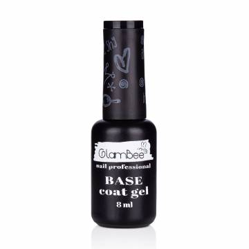 Базовое покрытие для гель лака GlamBee Shiny, Milk, 8 мл Базовое покрытие для гель лака GlamBee Shiny, Milk, 8 мл