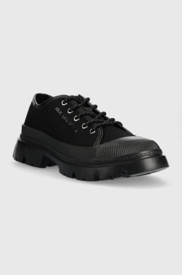 Кеды Karl Lagerfeld KL25211 TREKKA MENS цвет чёрный Кеды Karl Lagerfeld KL25211 TREKKA MENS цвет чёрный