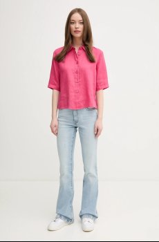 Льняная рубашка United Colors of Benetton