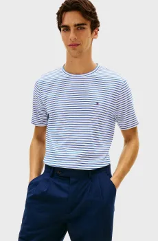 Мужская футболка в полоску SEASONAL REG FIT Разноцветный M Tommy Hilfiger MW0MW40923