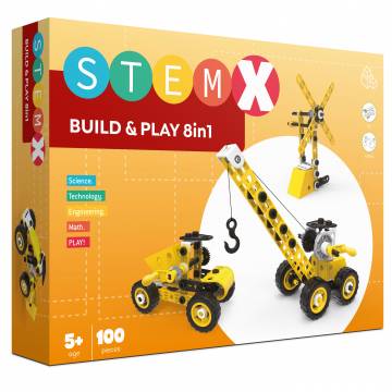 Конструктор StemX Build and play 8 в 1 (73322) Конструктор StemX Build and play 8 в 1 (73322)