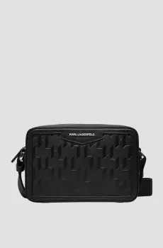 Мужская черная кожаная сумка Черный ONESIZE Karl Lagerfeld A1M30067;999