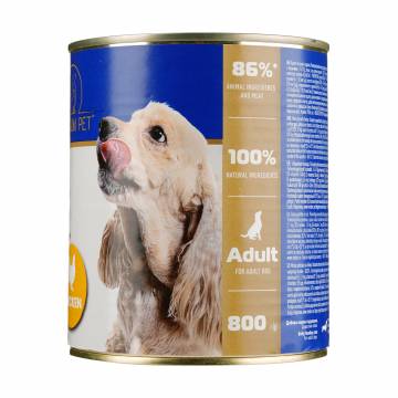 Паштет для взрослых собак Premium Pet с курицей, 800 г Паштет для взрослых собак Premium Pet с курицей, 800 г