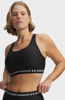 Женский черный топ Crossback Mid Черный S Under Armour 1361034-011