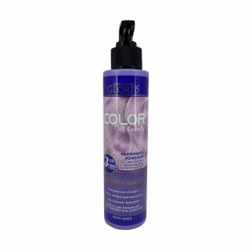 Тонирующая маска для волос Gloris Color Of Beauty Hair Mask Жемчужно-розовый, 200 мл Тонирующая маска для волос Gloris Color Of Beauty Hair Mask Жемчужно-розовый, 200 мл