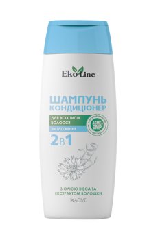 Шампунь для волос Acme Color EkoLine Увлажнение, с маслом овса и экстрактом василька, 200 мл