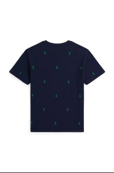 Детская хлопковая футболка Polo Ralph Lauren