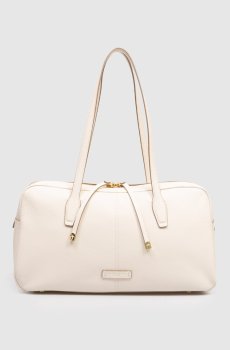 Кожаная сумка Aryna цвета айвори