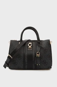 Женская темно-серая сумка с узором ERENIA Серый ONESIZE Guess HWSO7838060