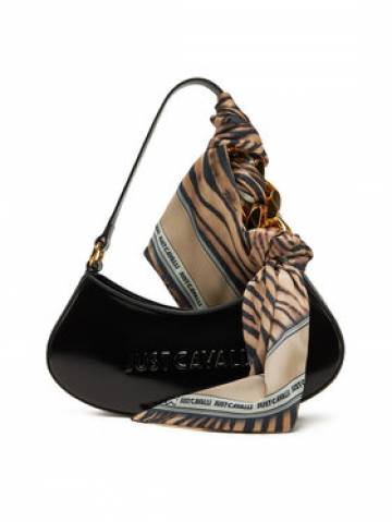 Just Cavalli Сумка Chain Foulard 78RA4BH4 ZSB86 Чорний Just Cavalli Сумка Chain Foulard 78RA4BH4 ZSB86 Чорний