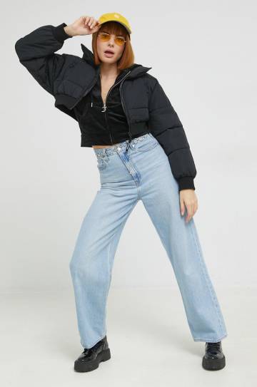 Кофта Juicy Couture женская цвет чёрный с капюшоном с аппликацией Кофта Juicy Couture женская цвет чёрный с капюшоном с аппликацией