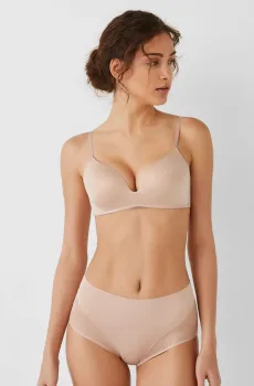 Женские бежевые моделирующие трусики Бежевый S womensecret 5182697