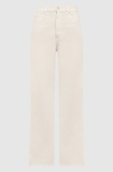 Джинсы цвета айвори