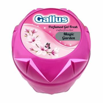 Гелевый освежитель воздуха Gallus Perfumed Gel Fresh Волшебный сад, 150 г Гелевый освежитель воздуха Gallus Perfumed Gel Fresh Волшебный сад, 150 г