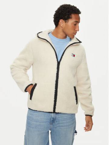 Tommy Jeans Демісезонна куртка Teddy DM0DM19224 Écru Regular Fit Tommy Jeans Демісезонна куртка Teddy DM0DM19224 Écru Regular Fit