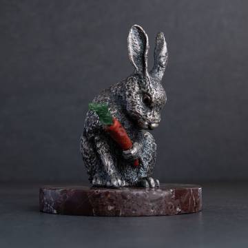 Серебряная фигура "Кролик" ручной работы 23133 Серебряная фигура "Кролик" ручной работы 23133