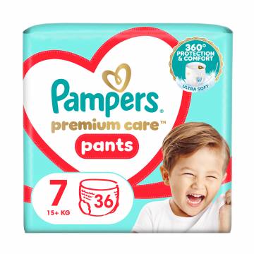 Подгузники-трусики Pampers Premium Care Pants размер 7 (15+ кг), 36 шт Подгузники-трусики Pampers Premium Care Pants размер 7 (15+ кг), 36 шт