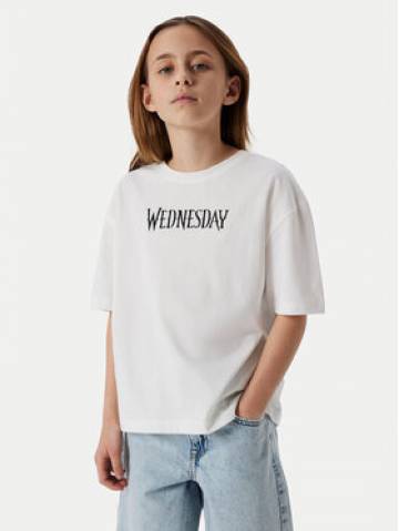 NAME IT Футболка Farra Wednesday 13240881 Білий Standard Fit NAME IT Футболка Farra Wednesday 13240881 Білий Standard Fit
