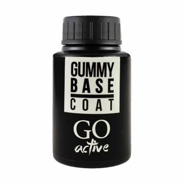 Каучуковая основа для гель-лак Go Active Gummy Base Coat, 30 мл Каучуковая основа для гель-лак Go Active Gummy Base Coat, 30 мл