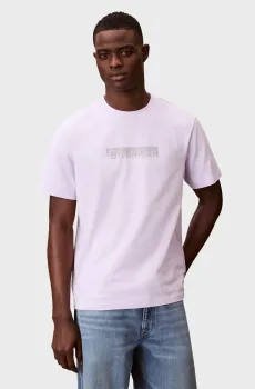 Мужская сиереневая футболка SPORTSWEAR Сиреневый M Calvin Klein LV04LF812G
