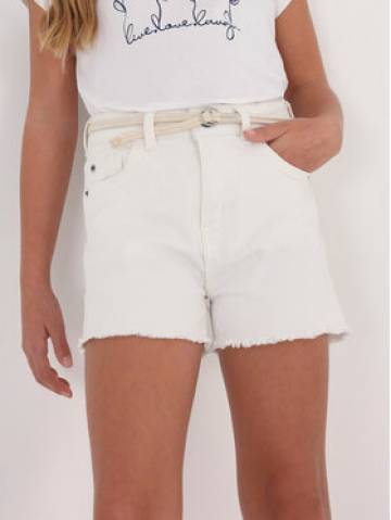 Mayoral Шорти з тканини 275 Білий Regular Fit Mayoral Шорти з тканини 275 Білий Regular Fit