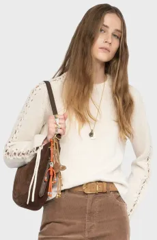 Женский белый шерстяной джемпер Malty Белый M ZADIG&VOLTAIRE KWSW02851_ECRU