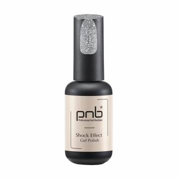 Гель-лак для ногтей PNB Shock Effect Gel Polish 01 Silver, 8 мл Гель-лак для ногтей PNB Shock Effect Gel Polish 01 Silver, 8 мл