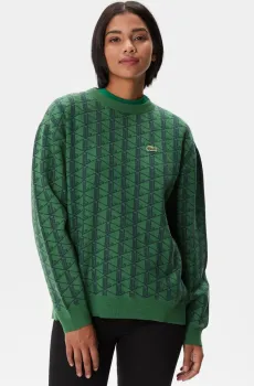 Женский зеленый свитер Зеленый 40 Lacoste AF241515Y