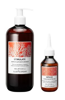 Набор для волос Julies Dream Root Active Set (шампунь, 400 мл + бустер, 100 мл)