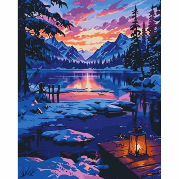 Картина за номерами Art Craft Зимовий пейзаж 40 х 50 см (11056-AC) Картина за номерами Art Craft Зимовий пейзаж 40 х 50 см (11056-AC)