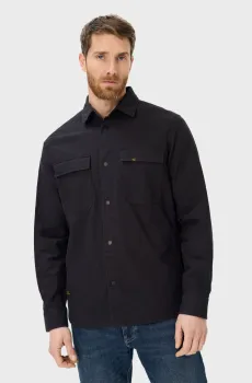 Мужская темно-синяя рубашка Синий XXL Camel Active 409382-7S82-48