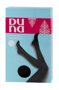 Колготки женские зимние Duna 3911 черные, размер 1