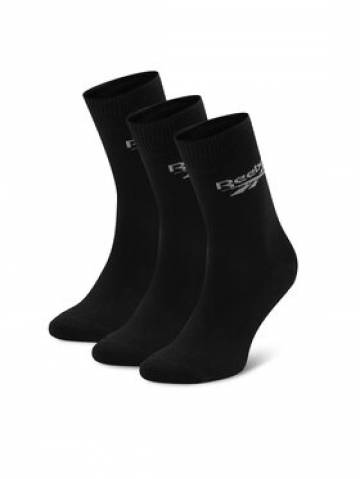 Reebok Набір з 3 пар низьких шкарпеток unisex R0367-SS24 (3-pack) Чорний Reebok Набір з 3 пар низьких шкарпеток unisex R0367-SS24 (3-pack) Чорний