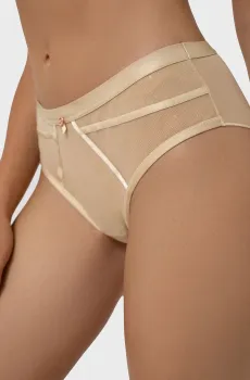 Женские бежевые трусики Бежевый 42 MARC&ANDRE S25-0793-O2-BZO-LZ