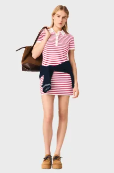 Женское платье в полоску Разноцветный 34 MAJE MFPRO04687_Red