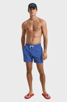 Мужские синие плавательные шорты SWIM SHORTS Синий M Gant 920016000