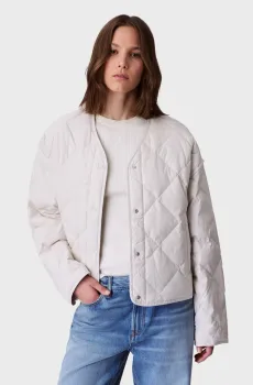 Женская светло-серая куртка TRANSITIONAL INSULATED Серый 3XS Calvin Klein LV044C515G