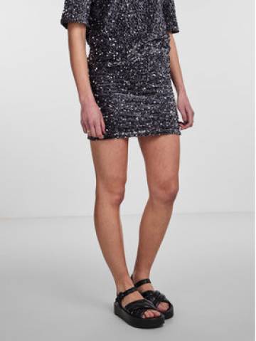Pieces Cпідниця-міні 17143411 Сірий Regular Fit Pieces Cпідниця-міні 17143411 Сірий Regular Fit