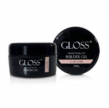 Однофазный гель для ногтей Gloss Builder Gel UV/LED Soak Off, Caramel, 15 мл Однофазный гель для ногтей Gloss Builder Gel UV/LED Soak Off, Caramel, 15 мл
