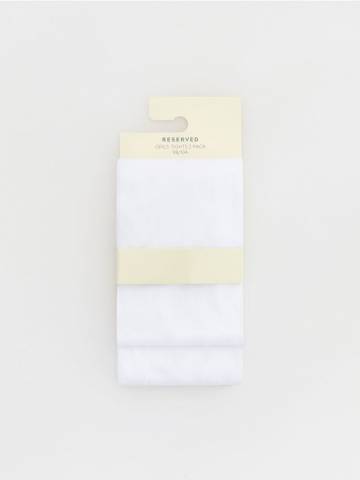 Reserved - GIRLS` TIGHTS MULTI - білий - 661EB-00X Reserved - GIRLS` TIGHTS MULTI - білий - 661EB-00X