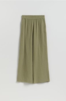 Reserved - Бавовняні штани - світло-оливковий - 477HV-81X