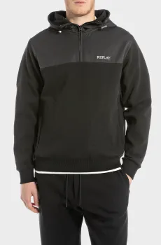 Мужское черное худи Черный S Replay M3178 .000.23655