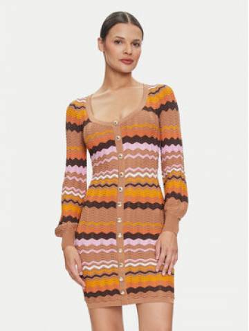 Guess Трикотажна сукня W4YK90 Z3GC0 Оранжевий Regular Fit Guess Трикотажна сукня W4YK90 Z3GC0 Оранжевий Regular Fit