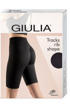 Велосипедки женские Giulia Tracks Rib Shape, Black, размер S/M