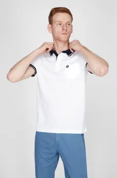 Мужское белое поло Белый XXL Pierre Cardin PC.-C5 21284.2034