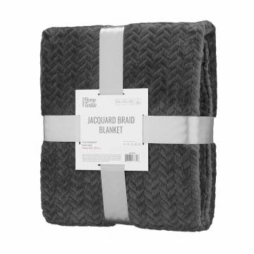 Плед Ardesto Jacquard Braid серый, 200*220 см (ART0204JB) Плед Ardesto Jacquard Braid серый, 200*220 см (ART0204JB)