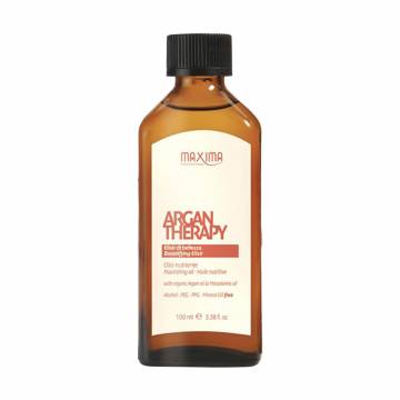 Питательный эликсир для волос Maxima Professional Argan Therapy Beautifying Elixir с маслами арганы и макадамии, 100 мл Питательный эликсир для волос Maxima Professional Argan Therapy Beautifying Elixir с маслами арганы и макадамии, 100 мл