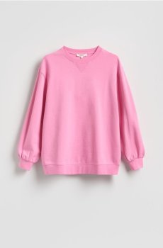 Reserved - Спортивна кофта з написом на спині - рожевий - 486IY-30X