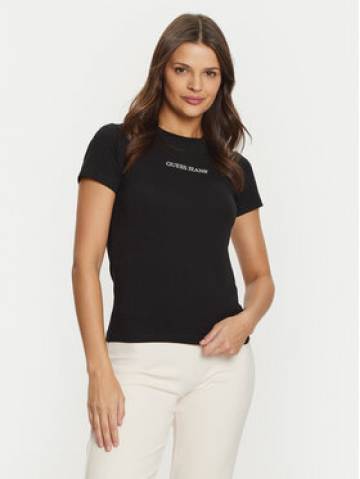 Guess Jeans Футболка W4YI01 J1314 Чорний Regular Fit Guess Jeans Футболка W4YI01 J1314 Чорний Regular Fit